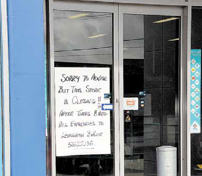 Retail pressures force closure
