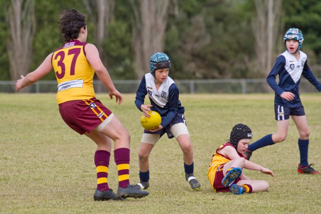 Football WGJFL (U12's) Drouin Gold Vs. Warragul Blues - 05.06.2021 