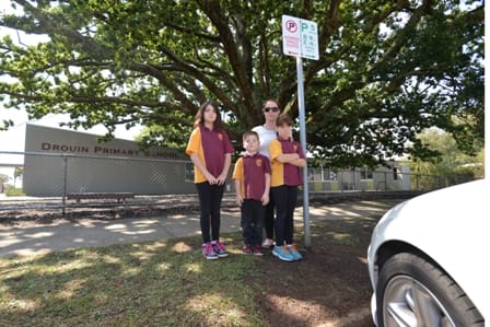 Parents angry at school parking