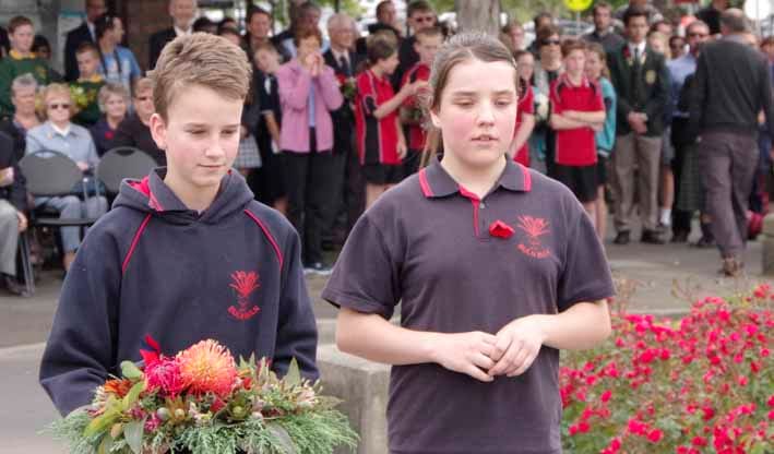 Remembrance Day, Warragul Cenotaph