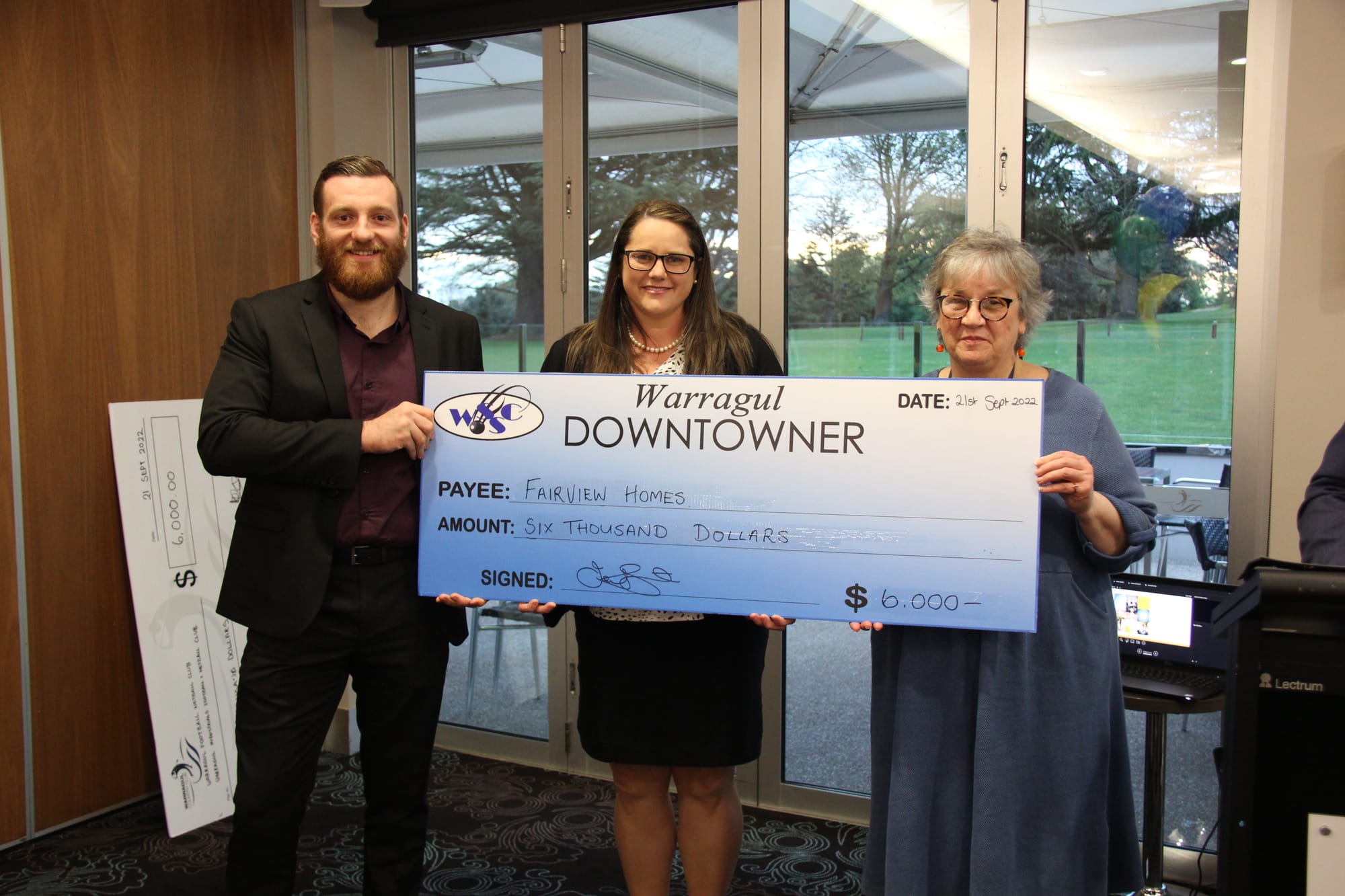 Community benefits from clubs' donations