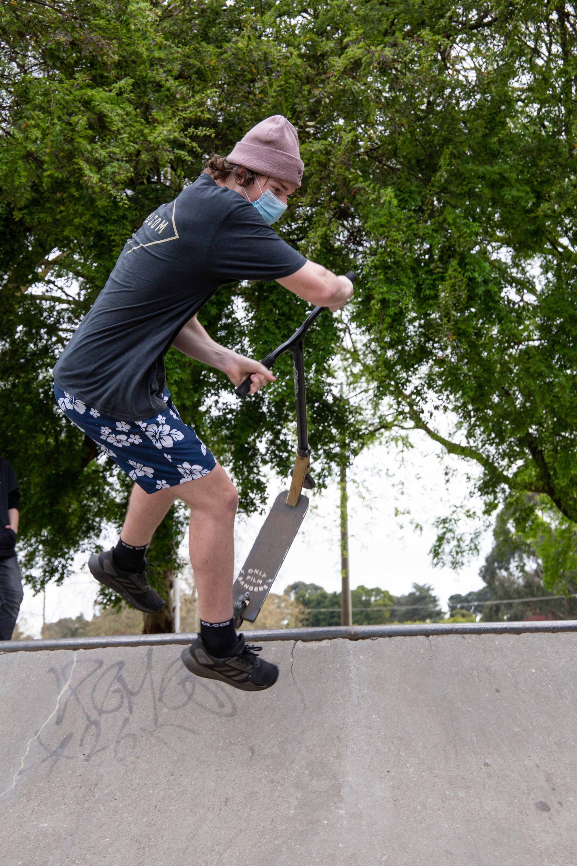 Skaters and riders return to the skate park