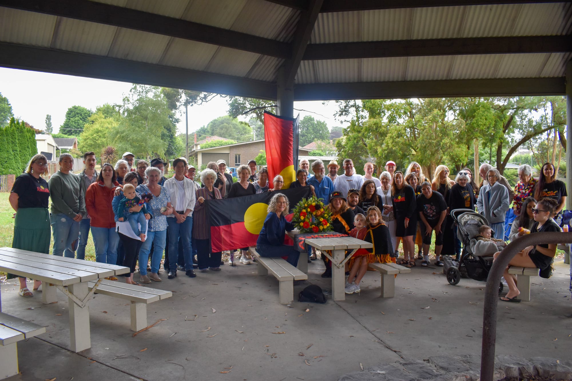 Survival day gathering acknowledges the past