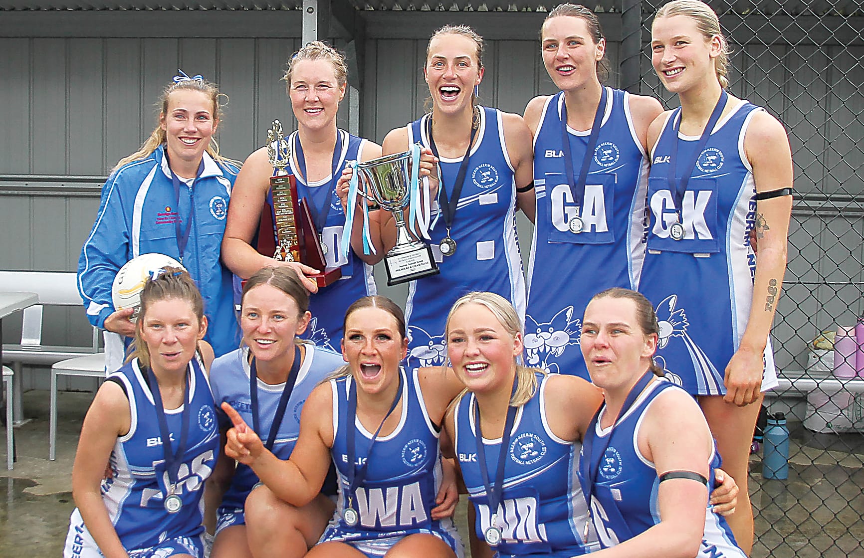 Champion Cats celebrate