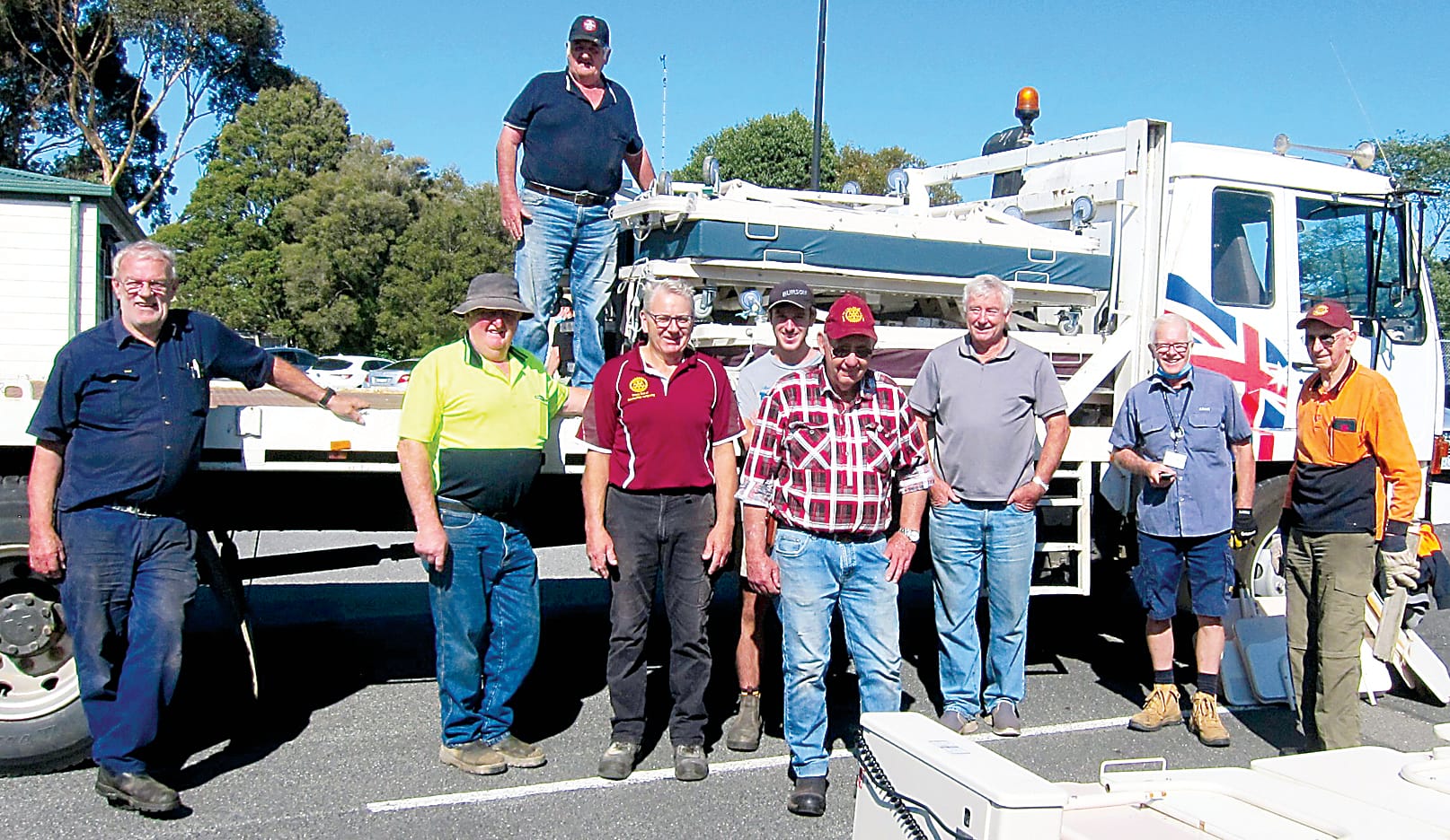 Hospital beds head overseas