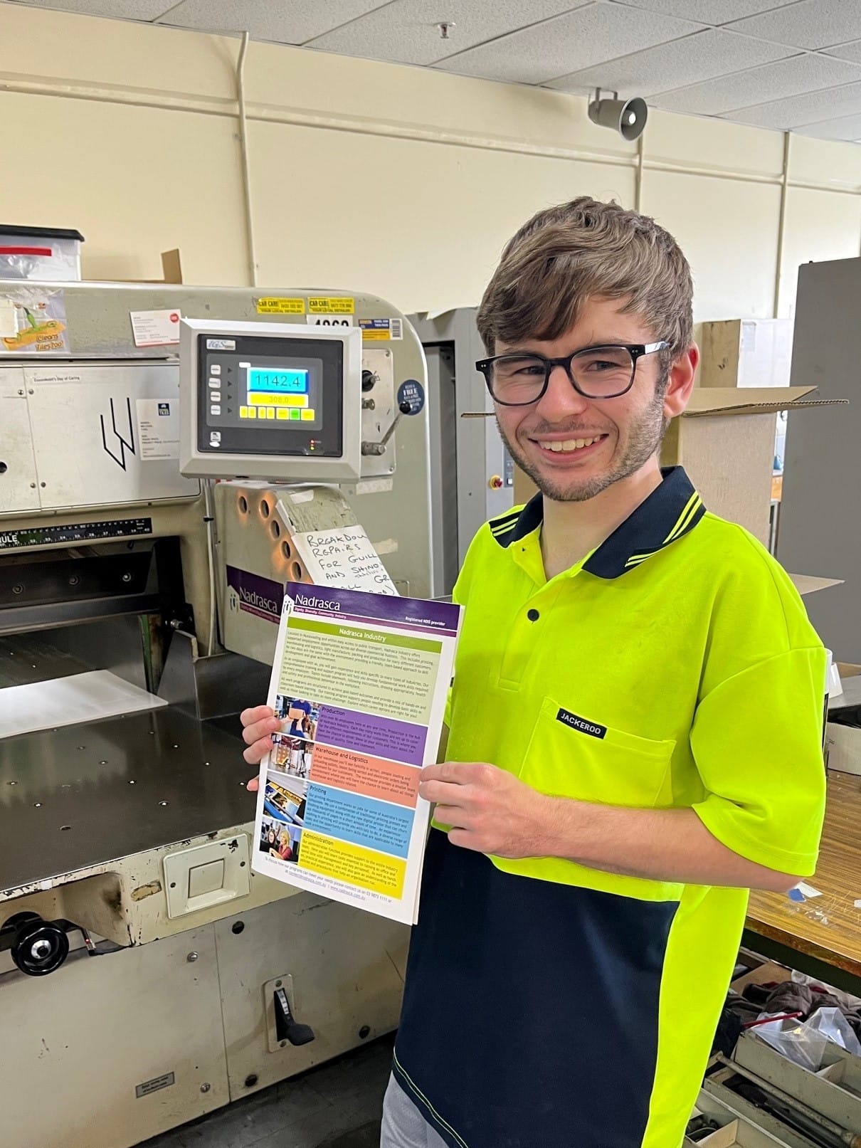 Helping spread news on railway upgrade