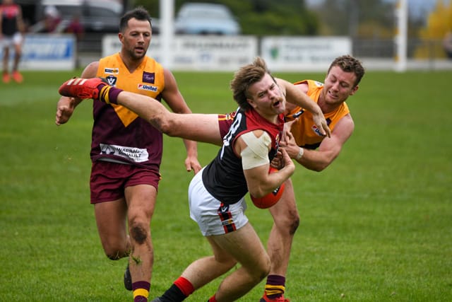 Football- Drouin Vs Warragul (Seniors) 18-04-21 