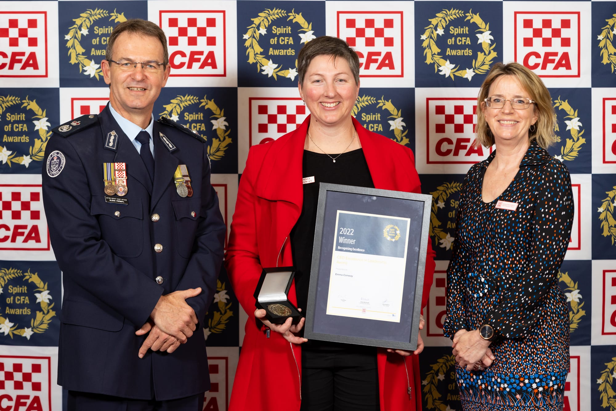 Local CFA commander recognised at awards