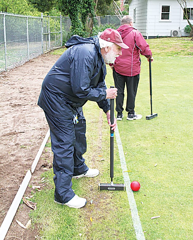 Wonthaggi's Gerry Kool joined with Sue Cartwright to win the section one doubles at the Warragul tournament.