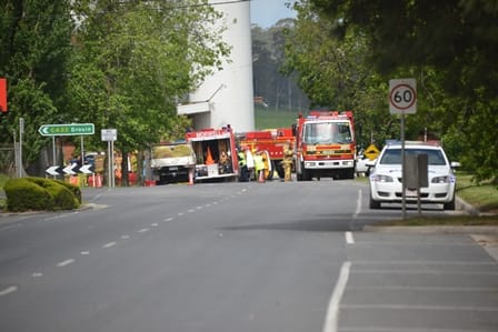 Chemical risk shuts factory