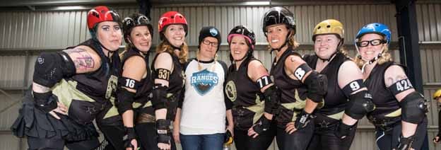Roller derby on show