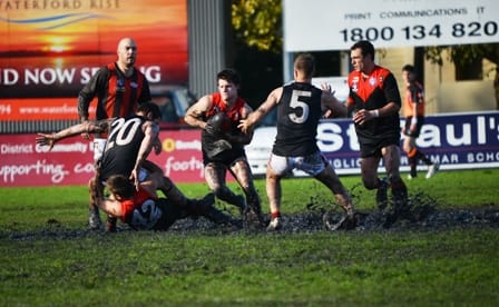 Winter conditions decide footy games