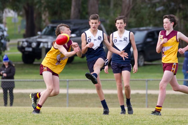 Football WGJFL (U14's) Drouin Gold Vs. Warragul Blues - 05.06.2021 