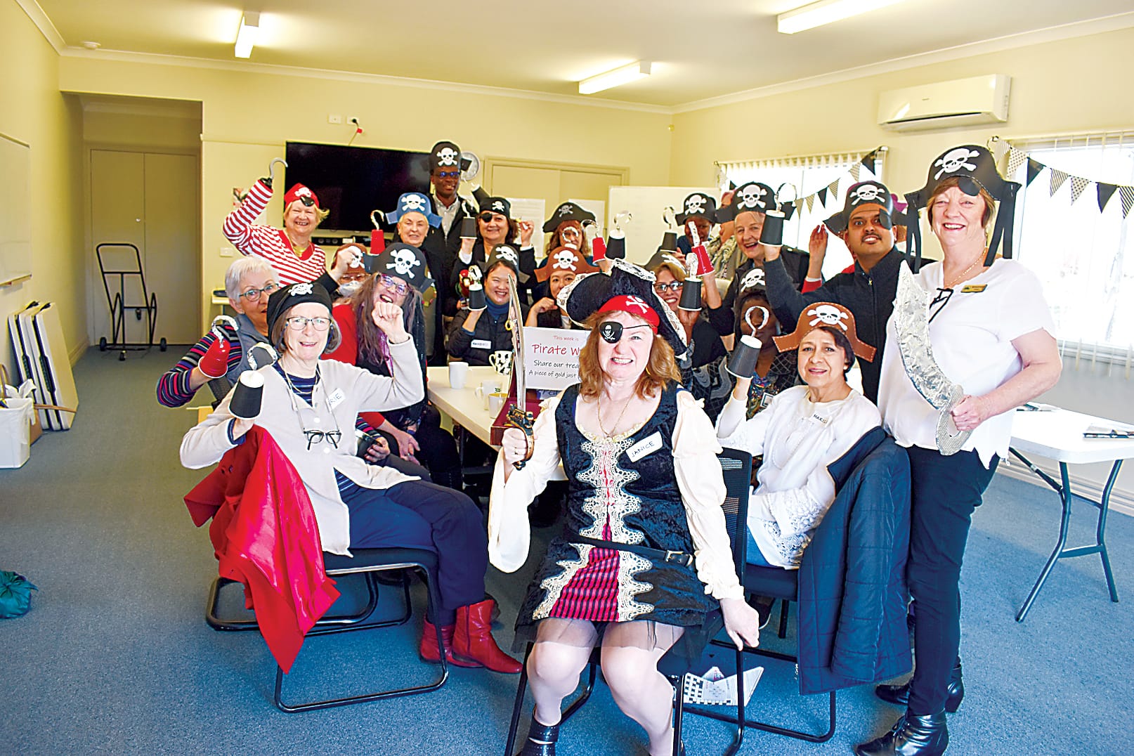 Enjoying Talk Like a Pirate Day are members of the community.