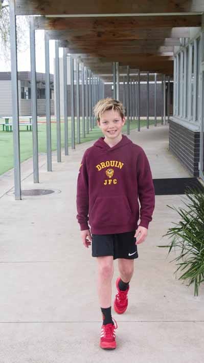 Drouin student walks for a cure