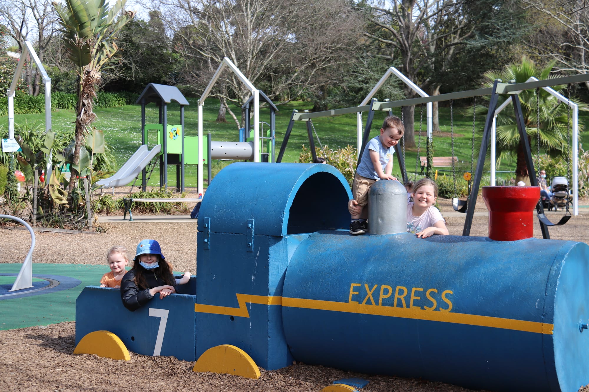 Playgrounds open, but some closed for cleaning