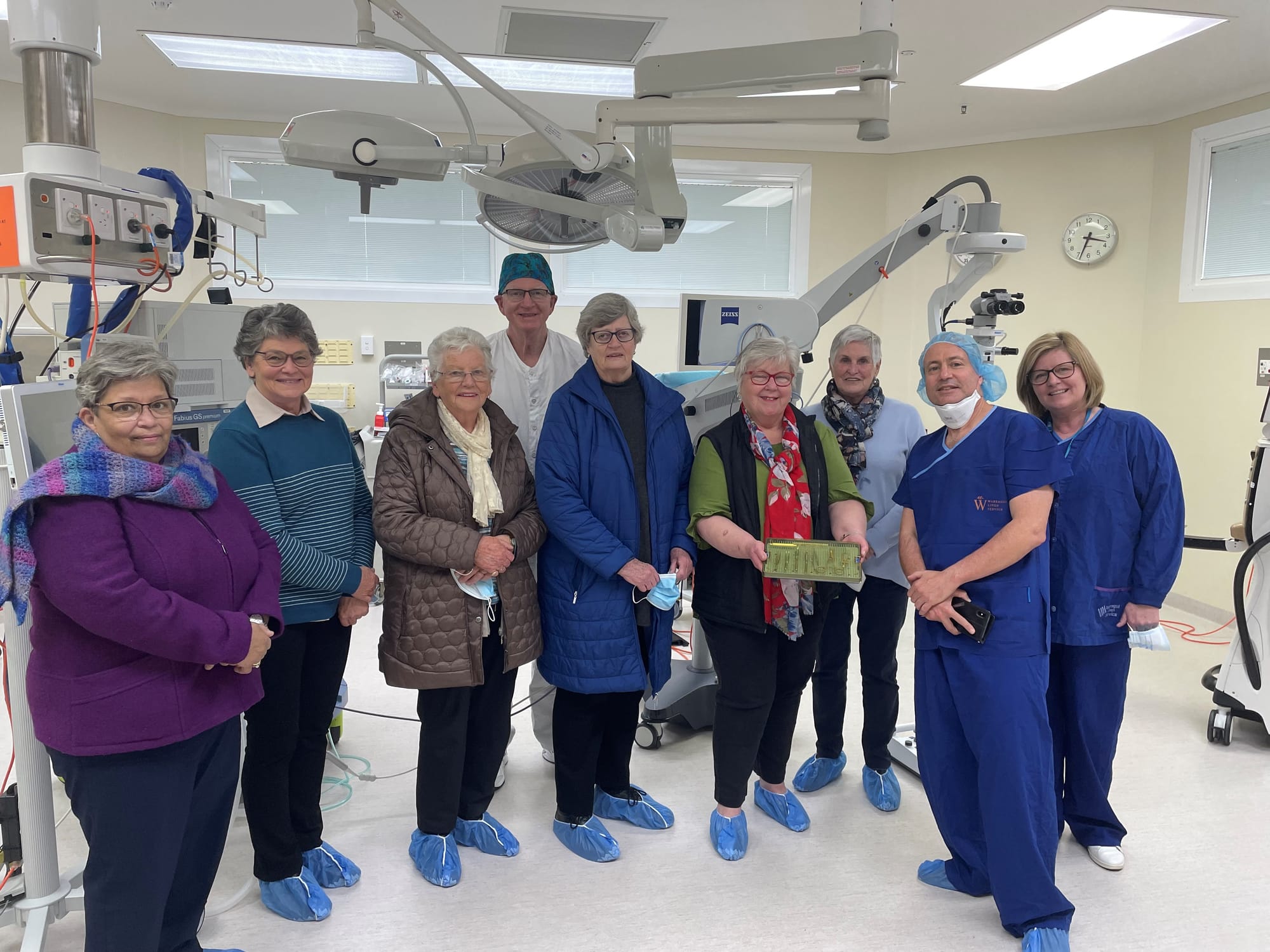 Donation assists eye surgeries workflow