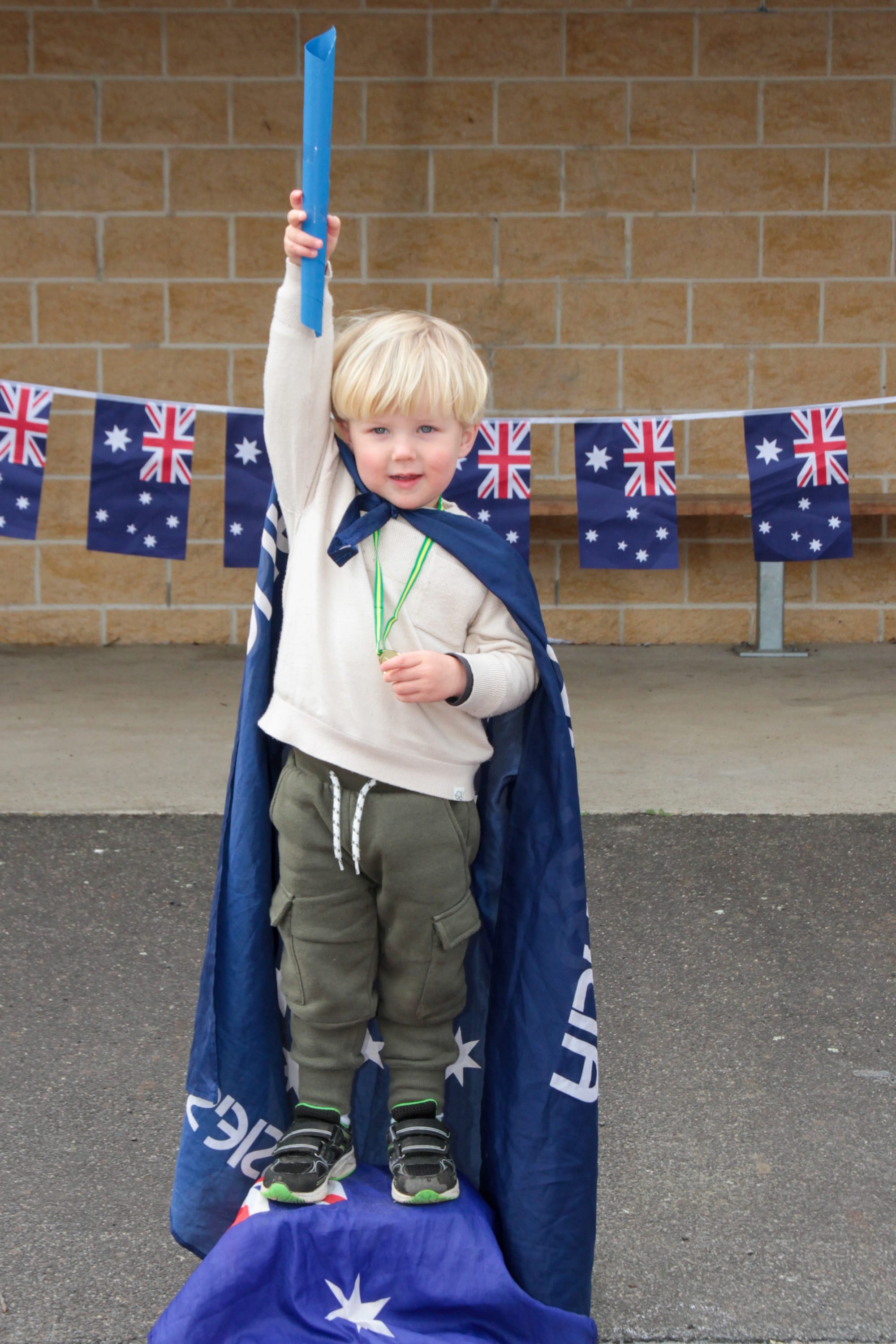Olympic action at day care