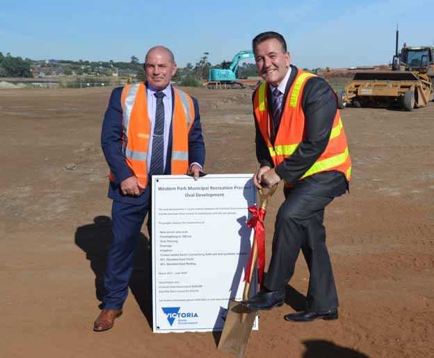 Digging into new oval