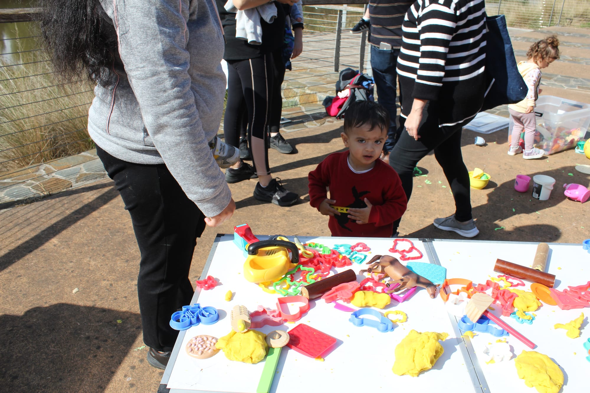 Raghav Shokeen showing off his art skills