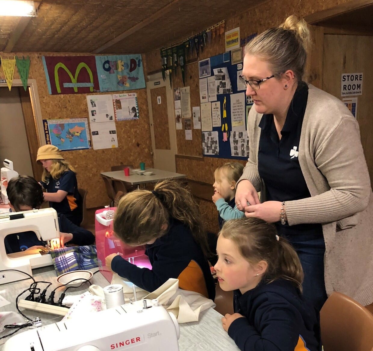 Guides sew to help wildlife