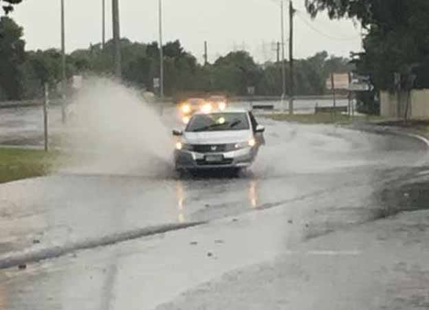 Freeway flooding