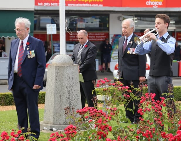 Crowds brave cold to honour war dead