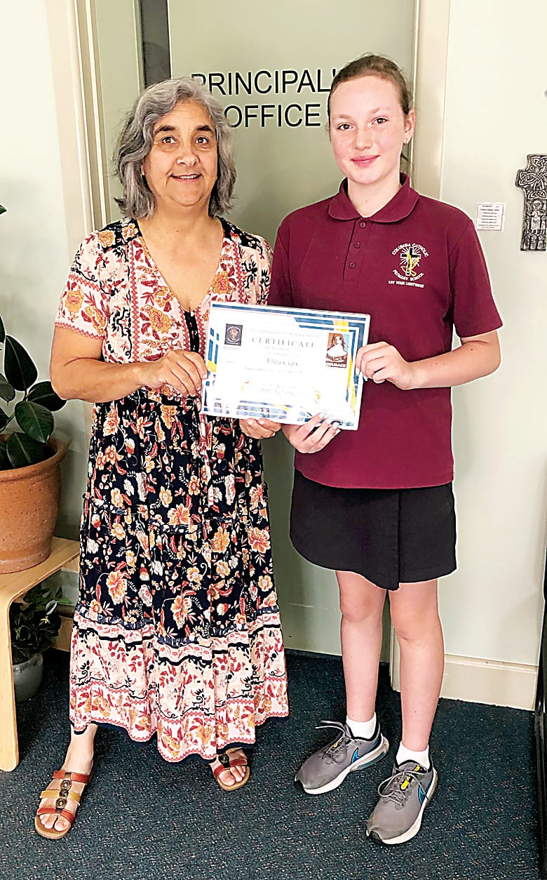 MacKillop award honour for Eliza