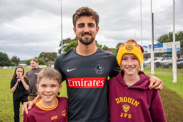 Collingwood Magpies Footy Clinic at Drouin - 19.12.2023