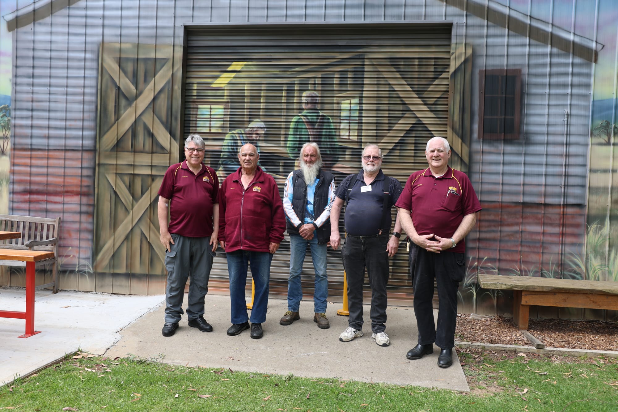 Mural unveiled at Drouin Men's Shed