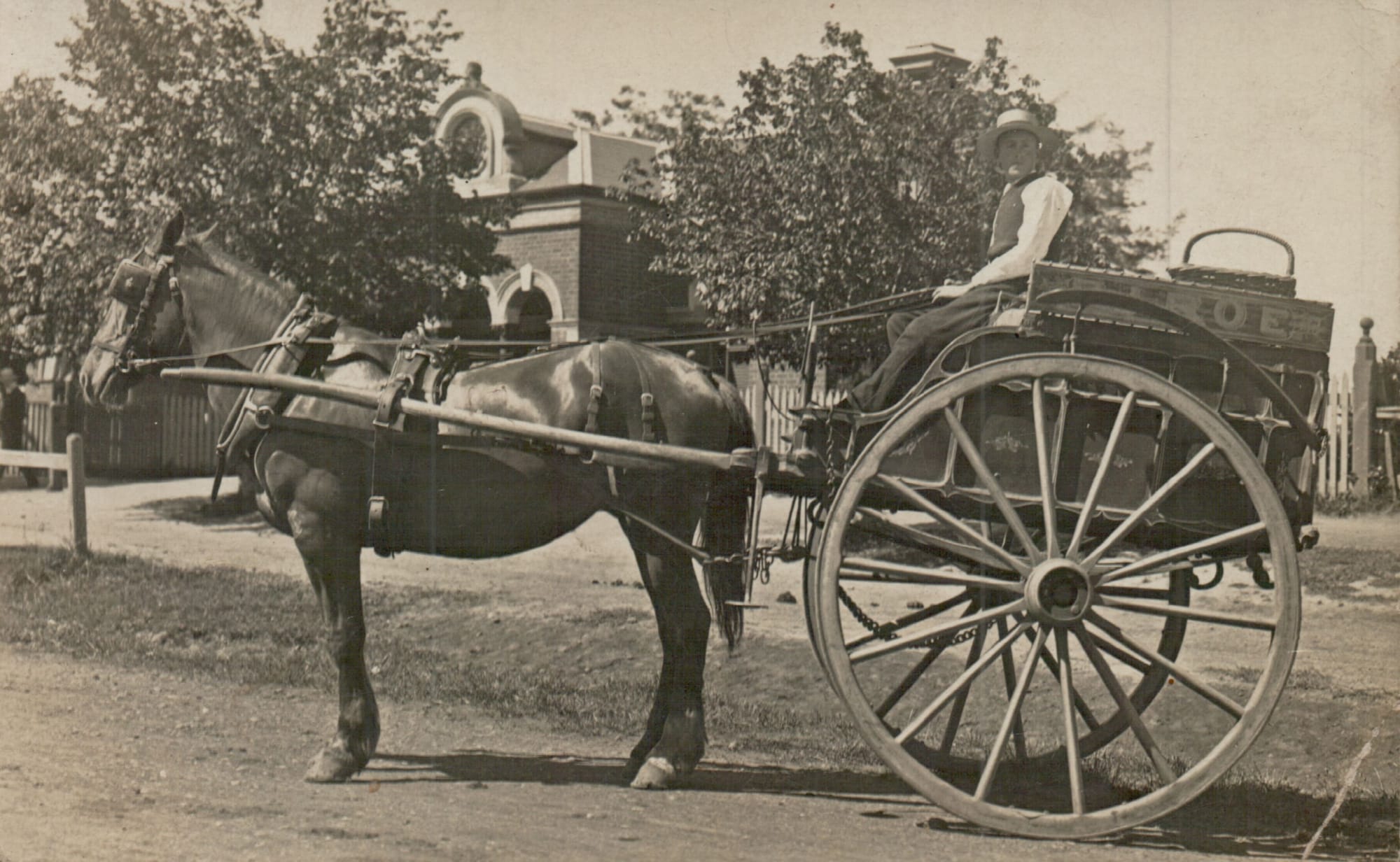 Snapshot of the past - Richard John Roe's delivery cart