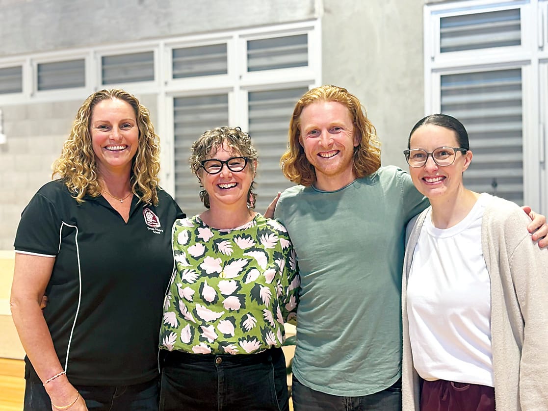 Child development experts visit school