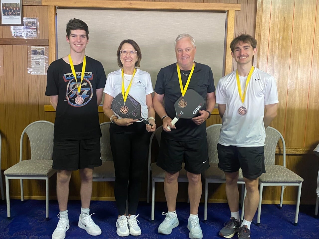 Pickleball names champions
