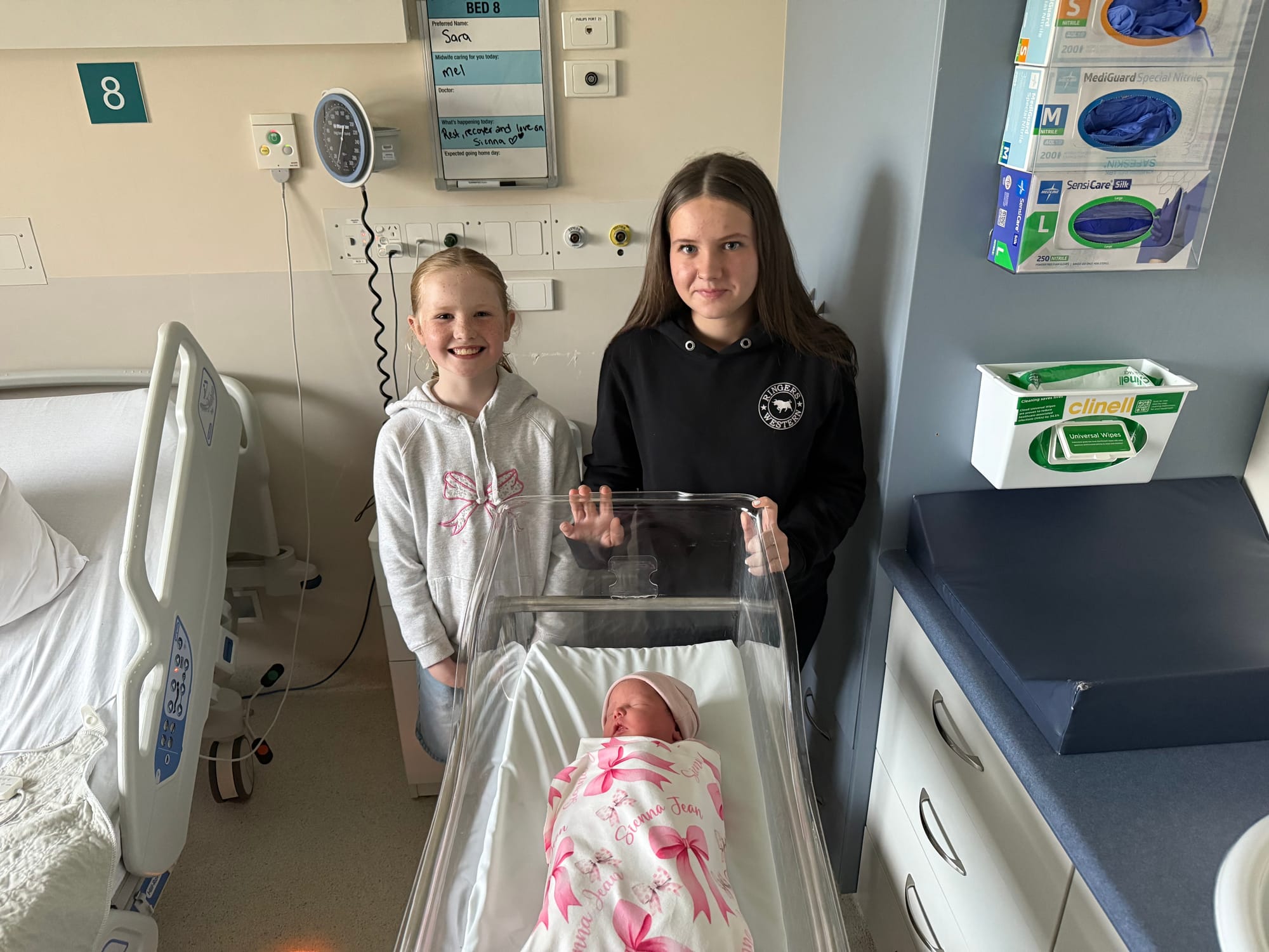 Sienna is first baby of 2026