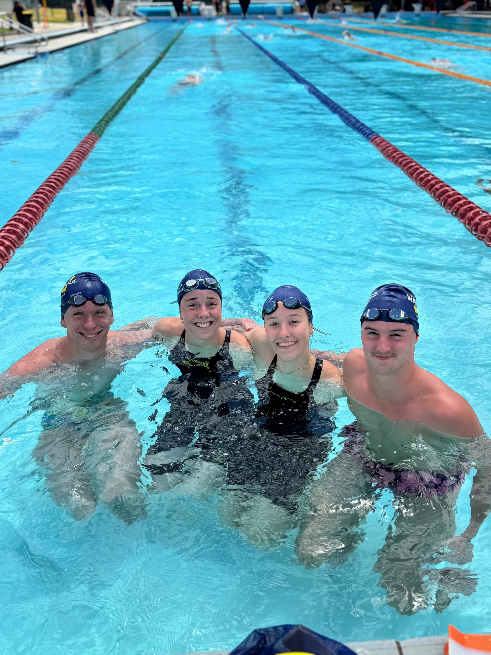 Record finish for swim club