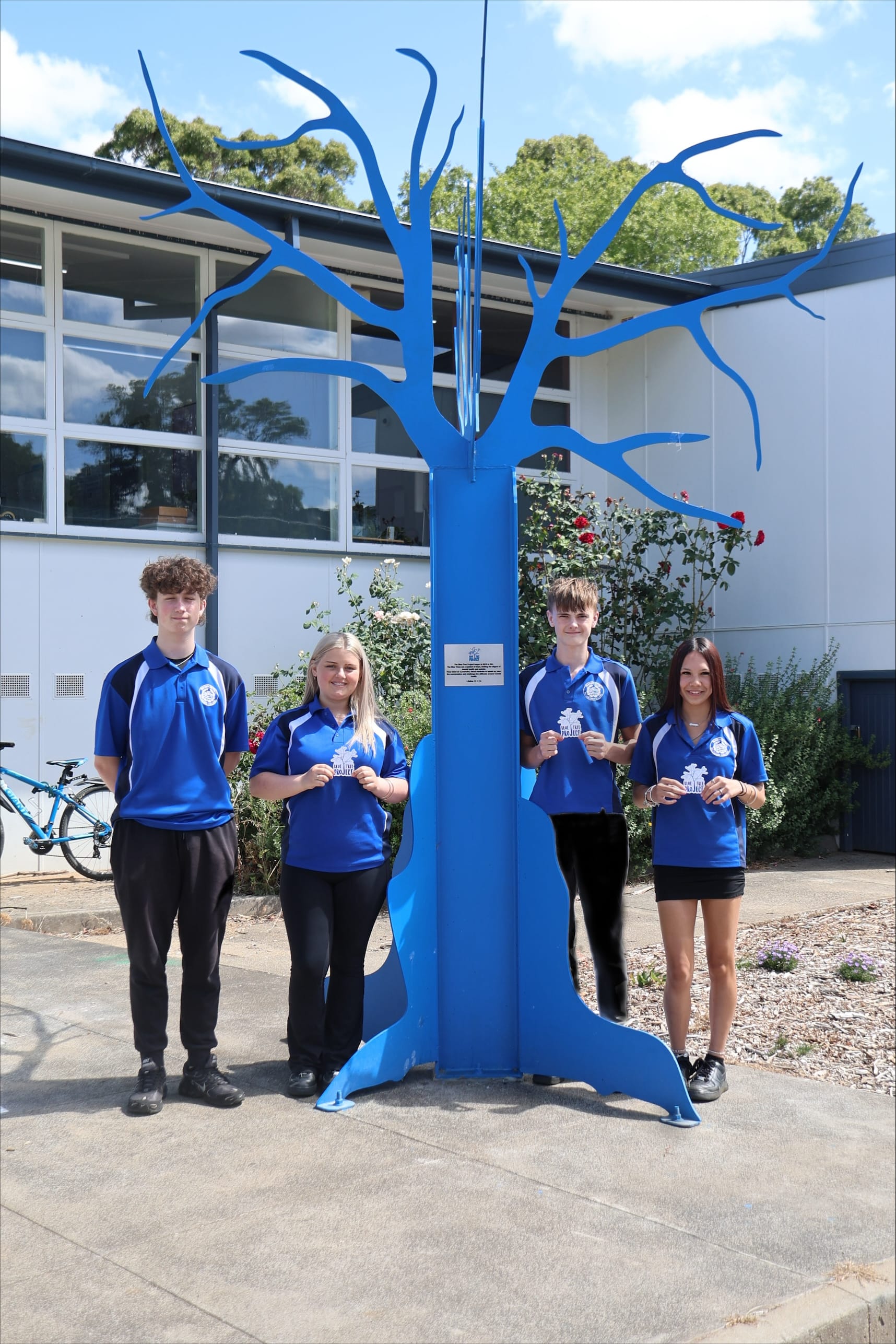 Tree becomes a talking point for students