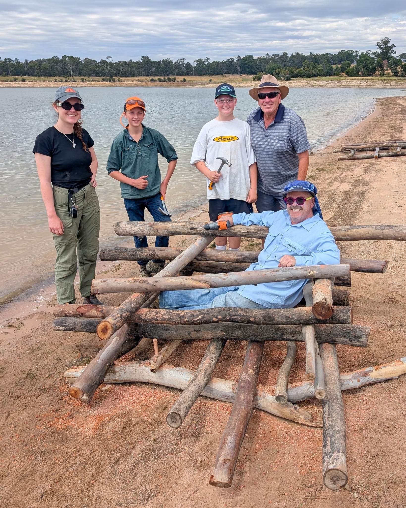 Hotels provide habitat for fish