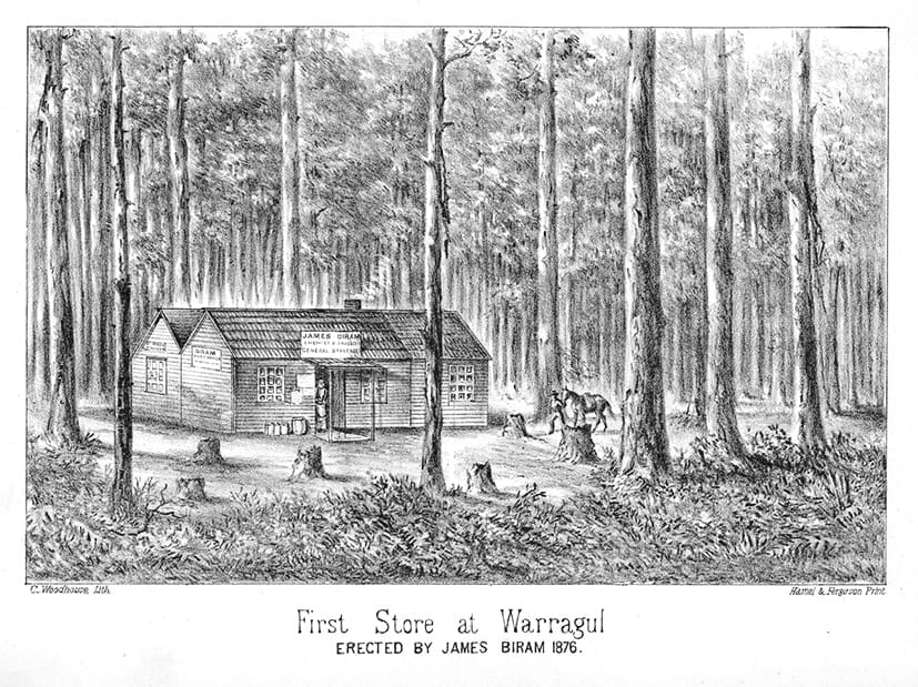 Re-unveiling of James Biram plaque