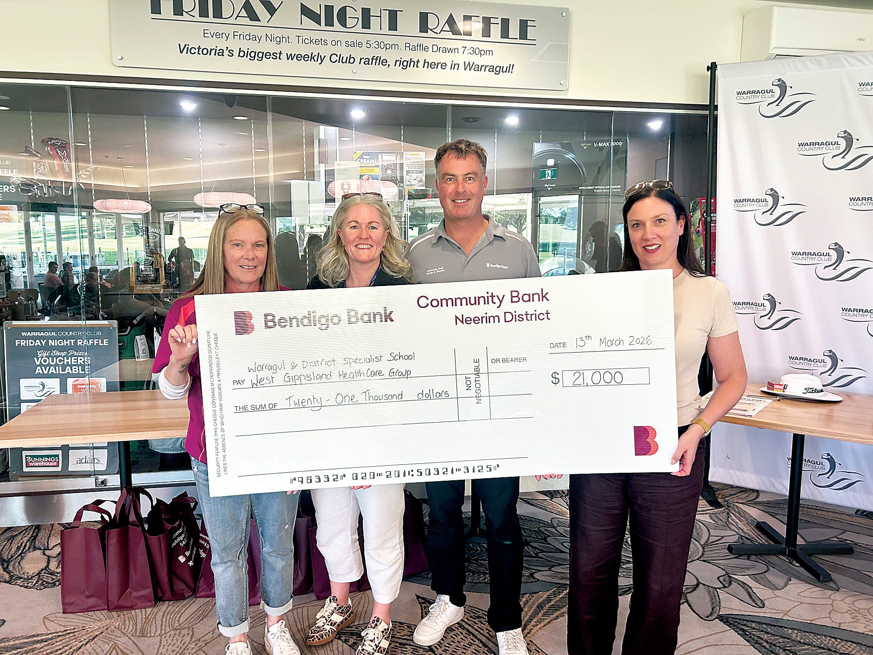 Charity golf day tees off