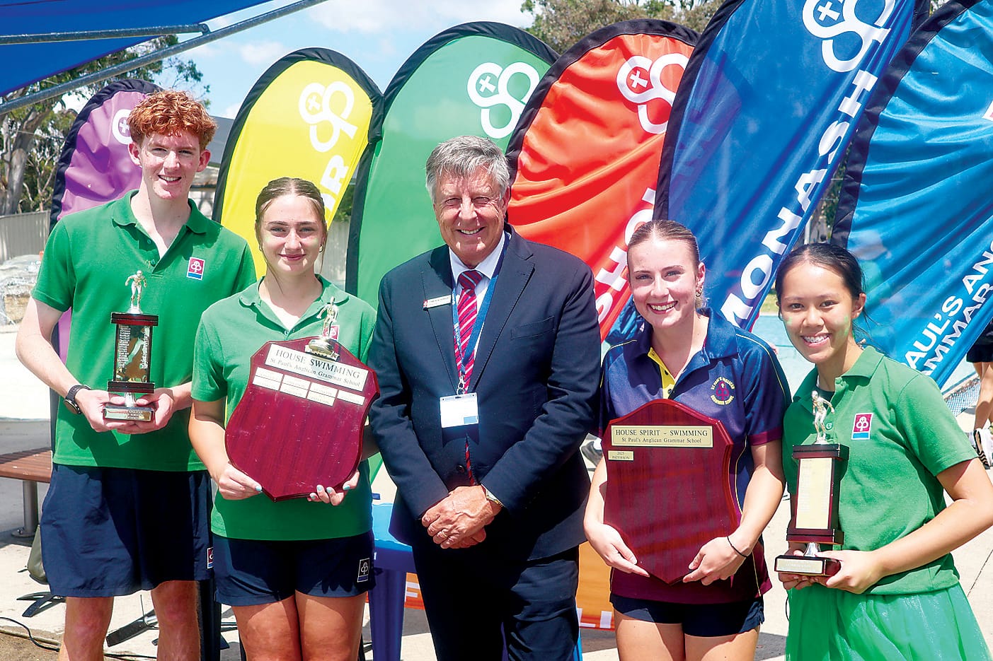 St Paul's studentsmake a splash