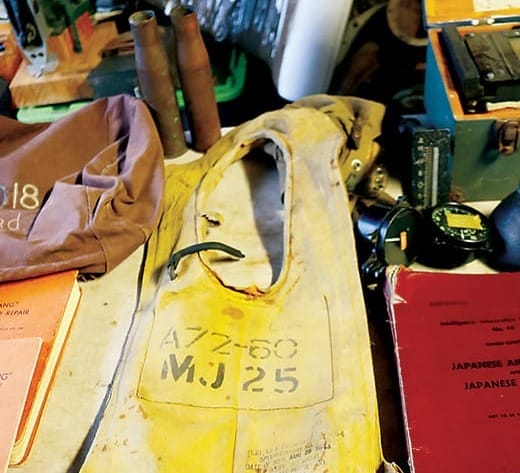Garage is home to military collection