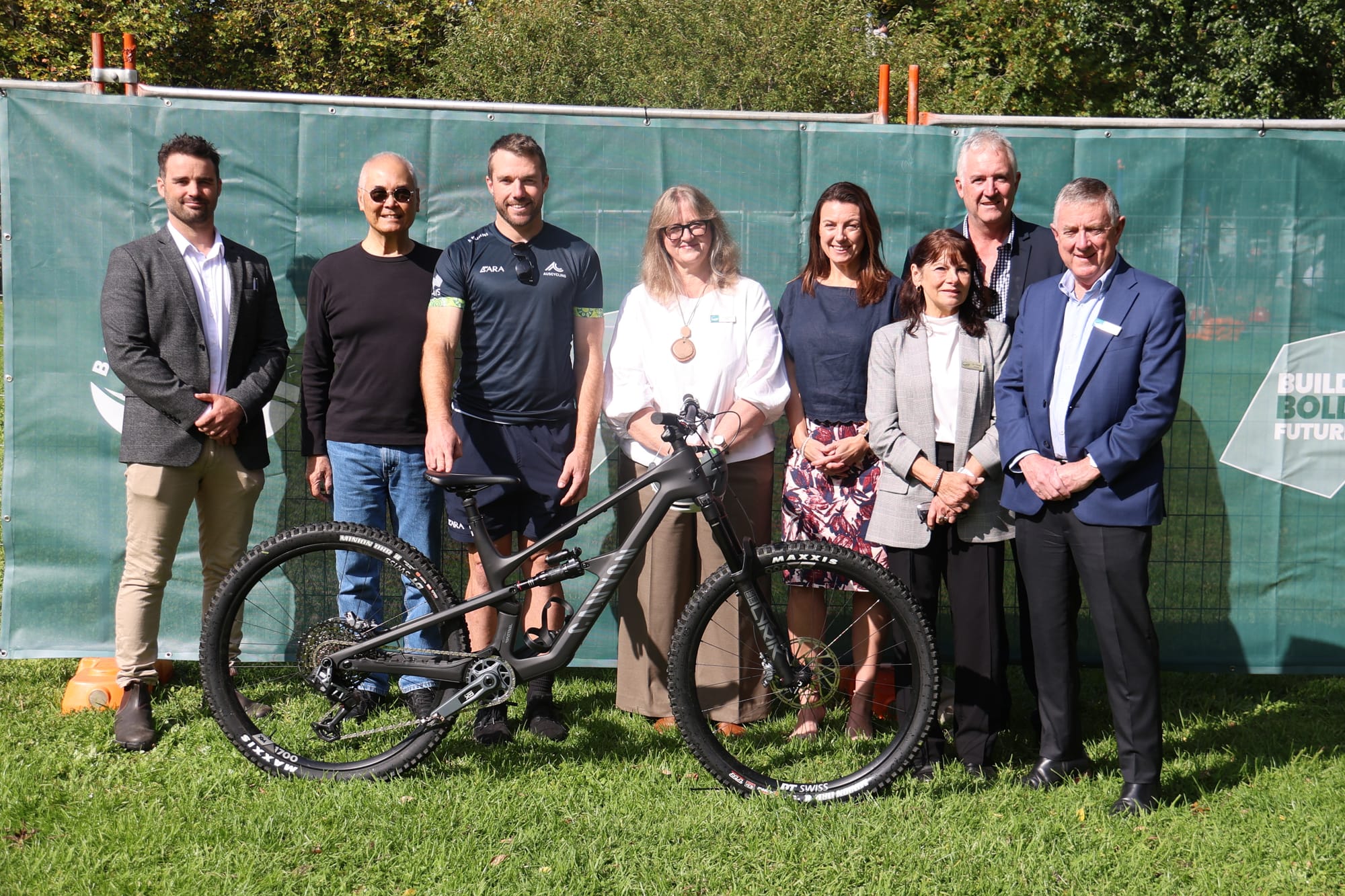 Burke St bike pump track - April 22, 2026