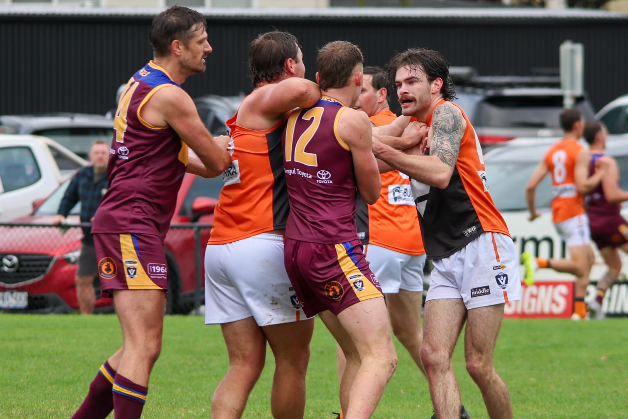 Dusties squash Giants