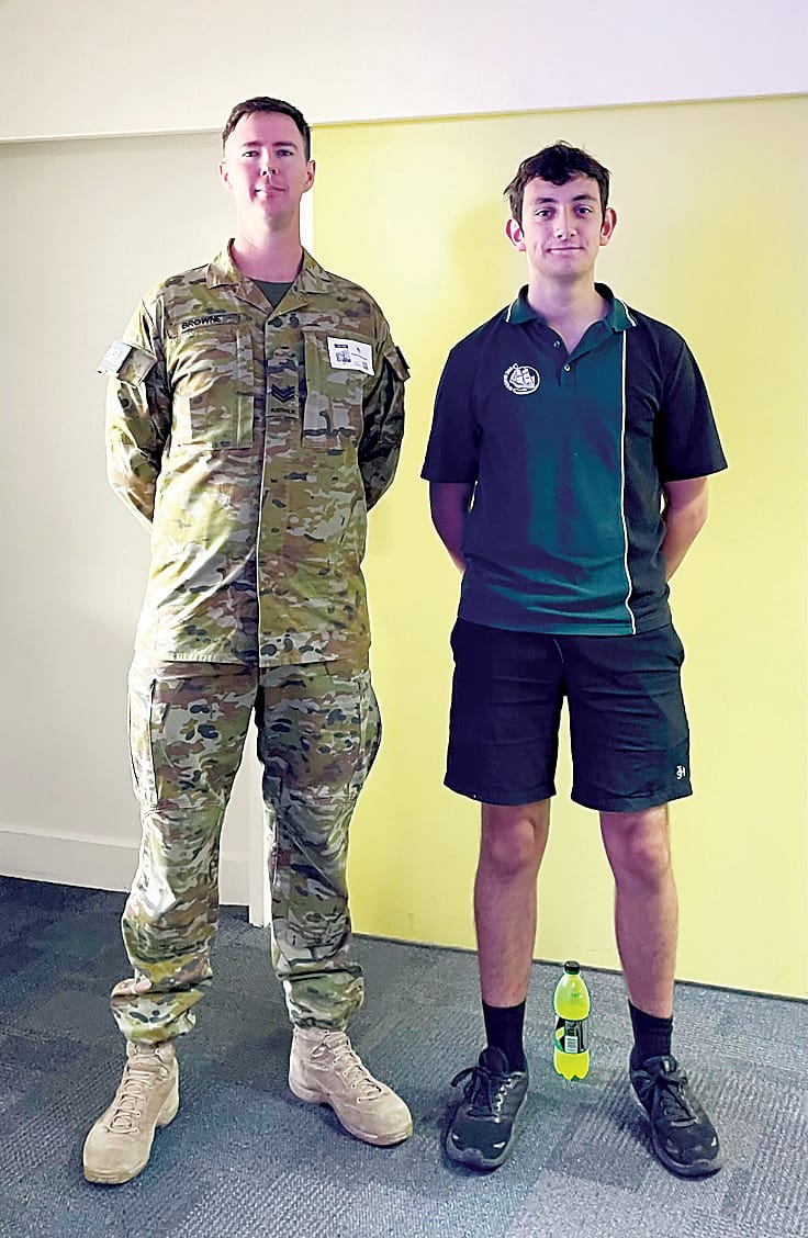 ADF visits Traf High