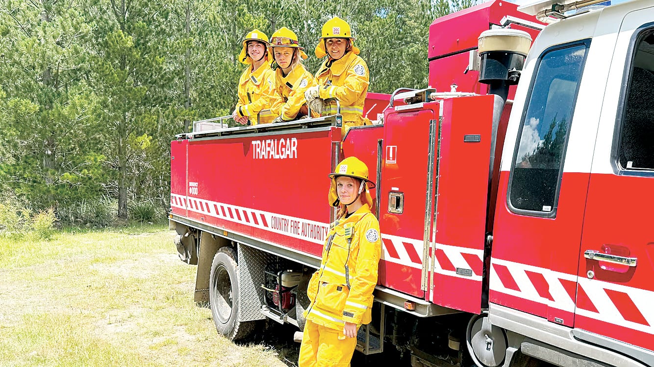 Road trauma inspires young firefighter
