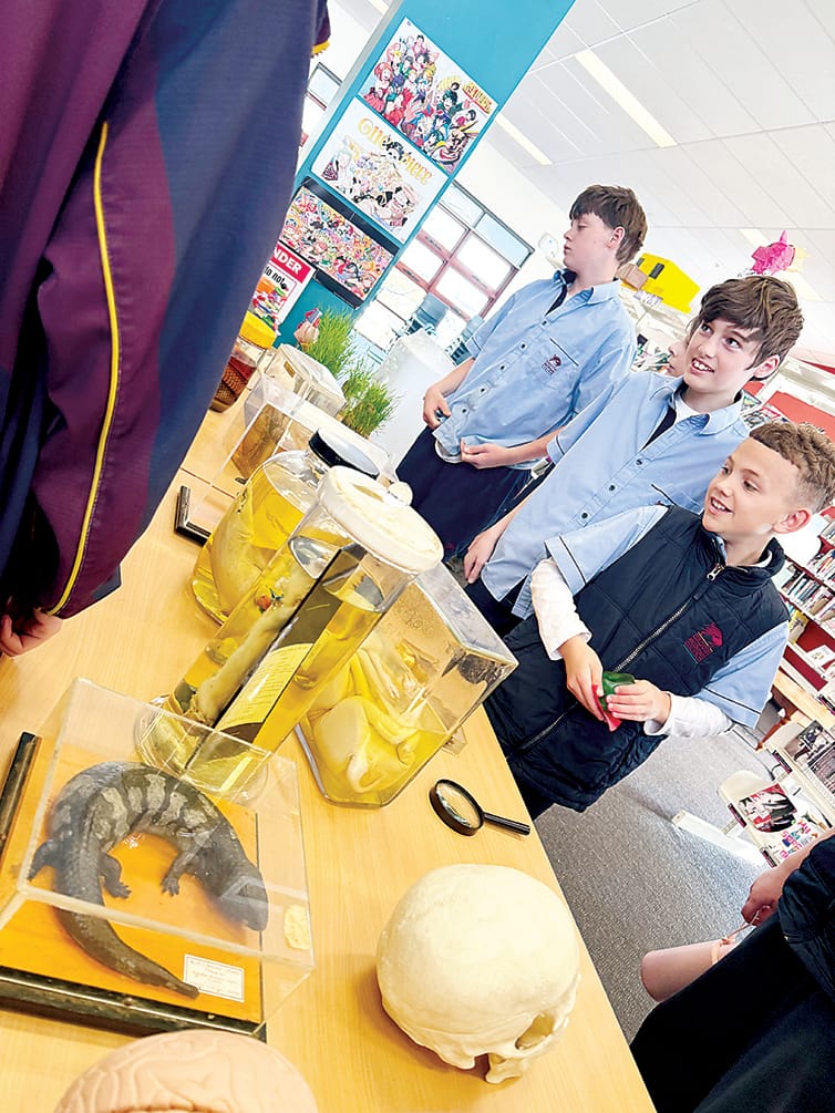 Students embrace science