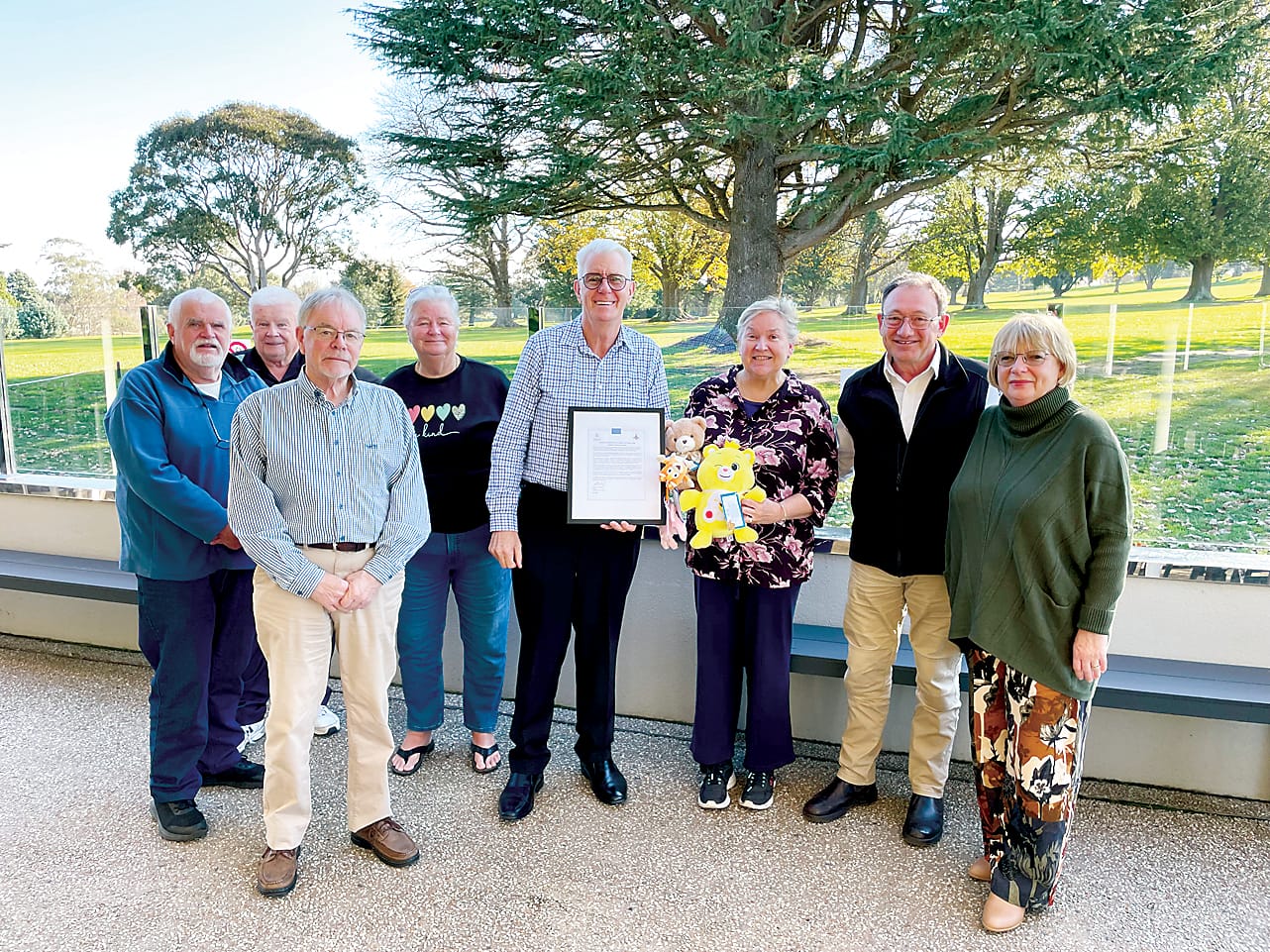 Local Freemasons support Stoma Bears for children