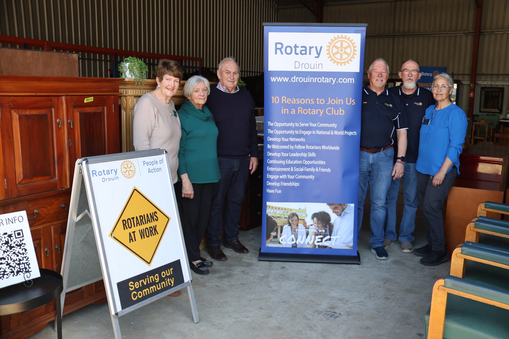 Furniture store gives Rotary new way to help