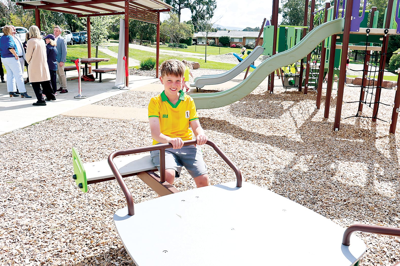 Garfield playground refreshed