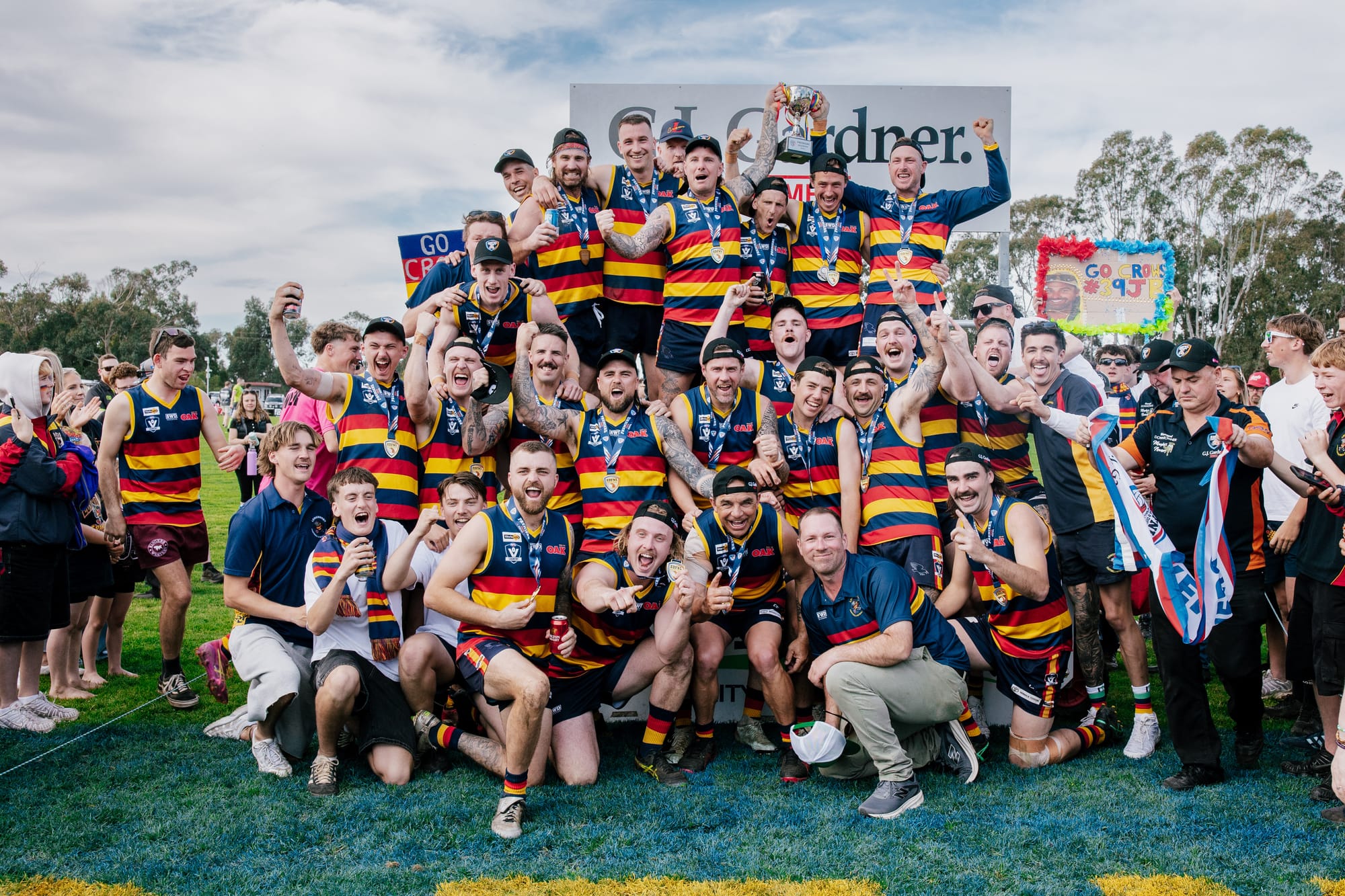 Crows take twos flag